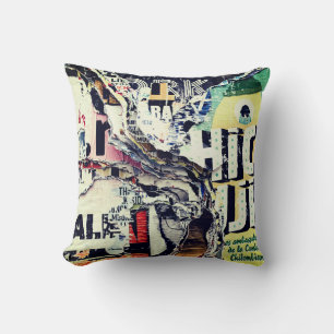 Geripte Posters en Creative Typography 3D Pop Art Kussen