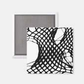 Geripte visnetten magneet (Voorkant / Achterkant)