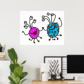 Germ Love Poster (Thuiskantoor)