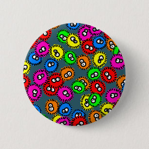 Germ Wallpaper Ronde Button 5,7 Cm