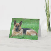 Germain - Carte de voeux de chien (Dos)