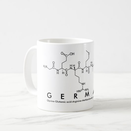 Germain peptide nom mug (Devant gauche)