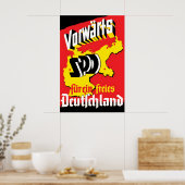 German 1949 Election Poster Forward SPD - For a (Cuisine)