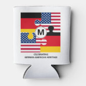 GERMAN AMERICAN Monogram Blikjeskoeler (Voorkant)