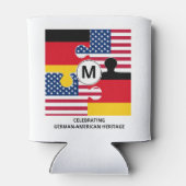 GERMAN AMERICAN Monogram Blikjeskoeler (Achterkant)