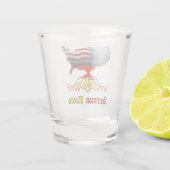 German American Roots, Duitsland Shot Glas (Achterkant)