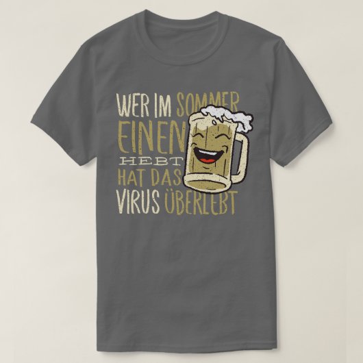 German Beer Quote T-shirt (Design voorkant)