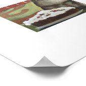  German Black Forest Cat with Cake Wall Art Poster (Hoek)