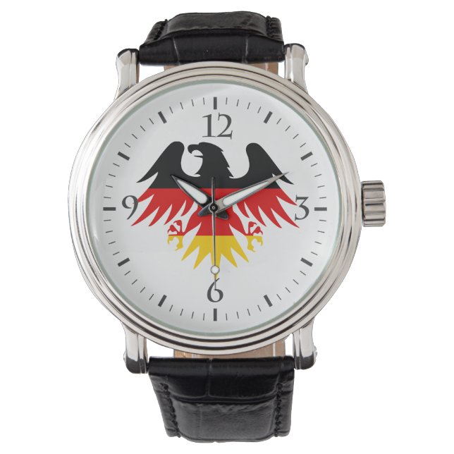 German Eagle Crest Horloge (Voorkant)