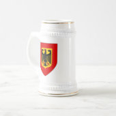 German Eagle Shield Stein Bierpul (Voorkant links)