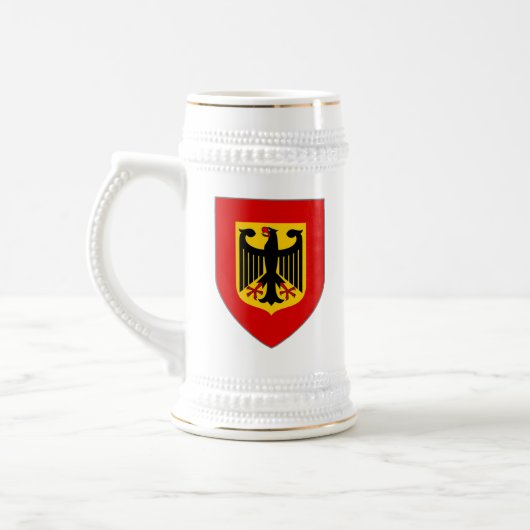 German Eagle Shield Stein Bierpul (Links)