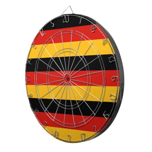 GERMAN FLAG COLORS DARTBORD (Voorkant Rechts)