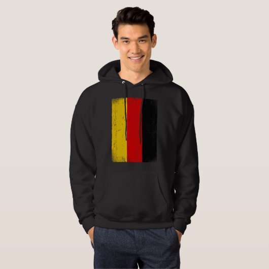 German Flag Germany Hoodie (Voorkant volledig)