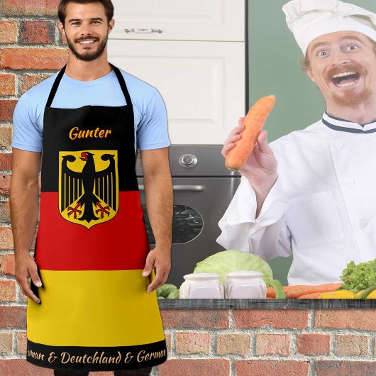 German Flag schort, Duitsland, Deutch Chefs keuken Schort