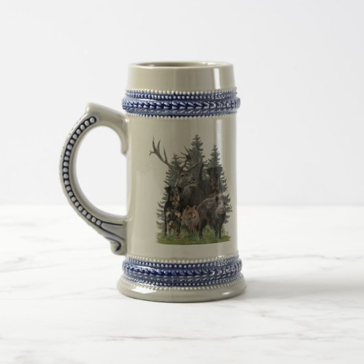 German Hunting Terrier (Jagdterrier) Beer Stein Bierpul (Links)