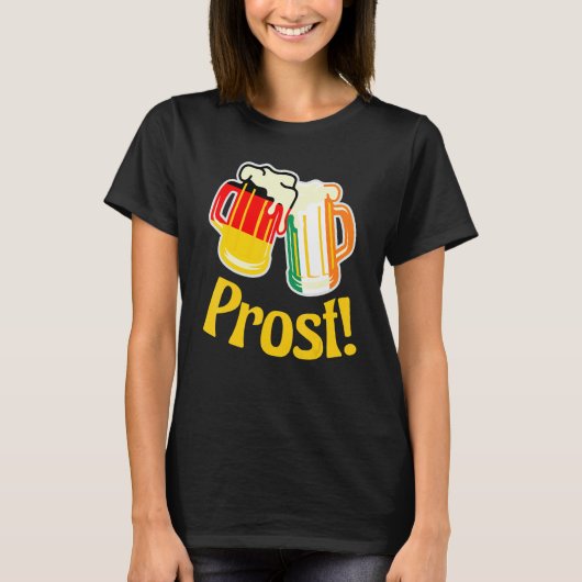 German - Ireland Cheer Prost T-shirt (Voorkant)