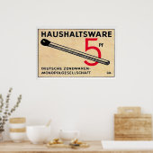 German Match Brand - Matchbox Print - Aesthetic (Keuken)