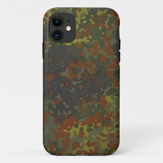 German military Fleck camouflage Case-Mate iPhone Case (Achterkant)