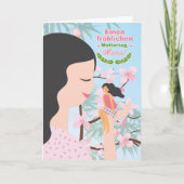 GERMAN Moederdag Cherry Blossom Mam... Kaart (Voorkant)