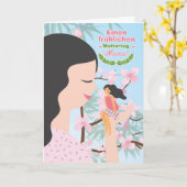 GERMAN Moederdag Cherry Blossom Mam... Kaart (Gele Bloem)