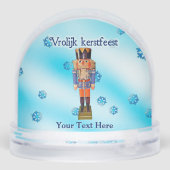 German Nutcracker - Vrolijk kerst Sneeuwbol (Achterkant)