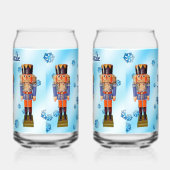 German Nutkraker - Buon Natale Blikvorm Glas (Links)