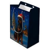 German Pinscher Holiday Medium Cadeauzakje (Achterkant Gekanteld)