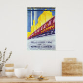 German Railways Poster Who travels by sleeper (Cuisine)