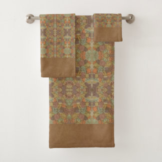 German Renaissance Vintage Pattern Floral  Bad Handdoek