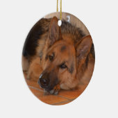 German Shepard ~ Design Stella Keramisch Ornament (Rechts)