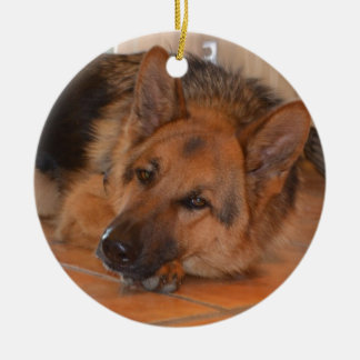 German Shepard ~ Design Stella Keramisch Ornament