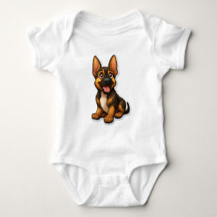 German Shepard Puppy Romper