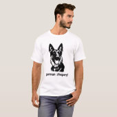 German Shepard T-shirt (Voorkant volledig)