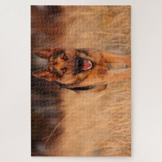 German Shephard Male Dog Legpuzzel (Verticaal)