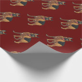 German Shepherd Alsatian Cadeaupapier (Hoek)