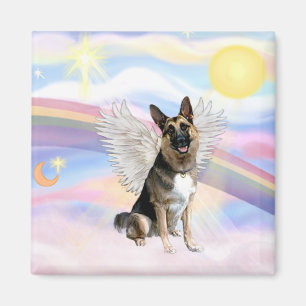 German Shepherd Angel (3) Magneet