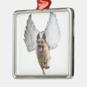 German Shepherd Angel Metalen Ornament (Links)
