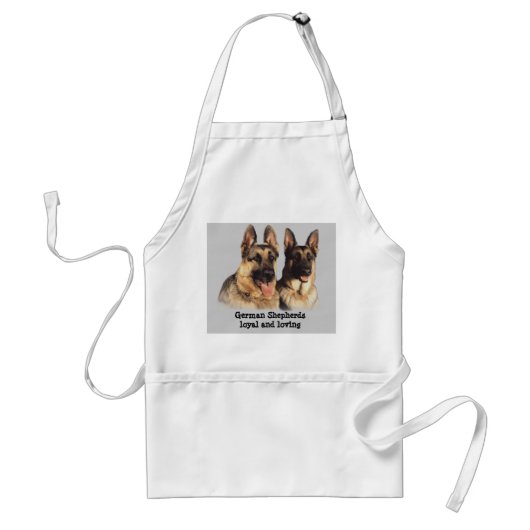 German Shepherd Apron Standaard Schort (Voorkant)