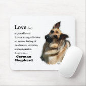 German Shepherd Art Gifts Muismat (Met muis)