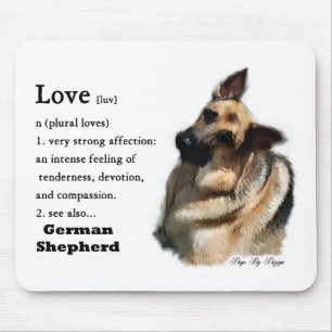 German Shepherd Art Gifts Muismat