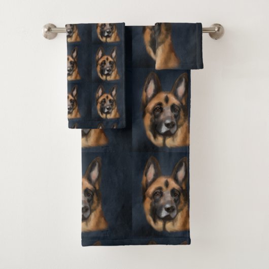 GERMAN SHEPHERD BAD HANDDOEK (Insitu)