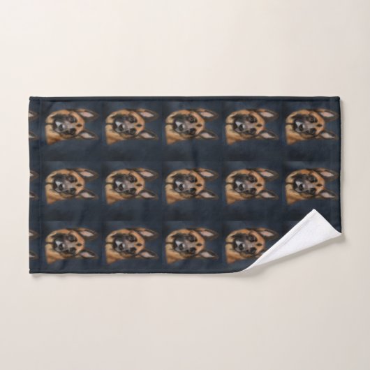 GERMAN SHEPHERD BAD HANDDOEK (Handdoek)