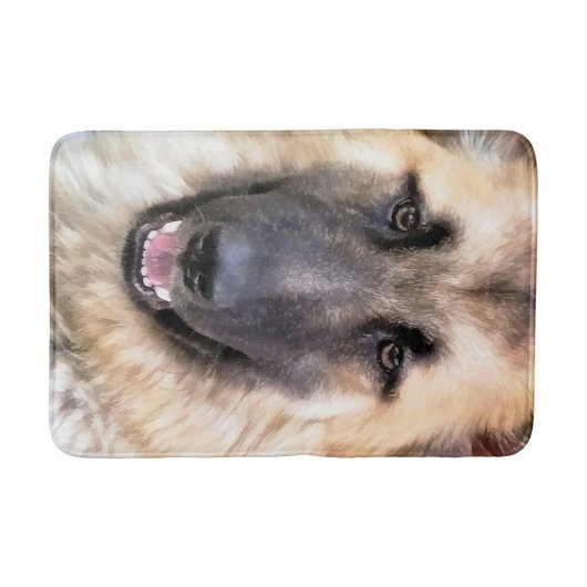 GERMAN SHEPHERD BADMAT (Voorkant)