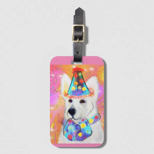 German Shepherd Bagagelabel (Voorkant (verticaal))