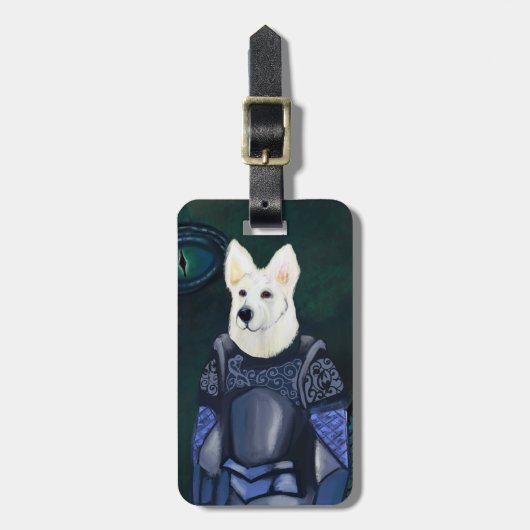 German Shepherd Bagagelabel (Voorkant verticaal)