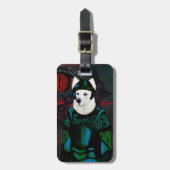 German Shepherd Bagagelabel (Voorkant verticaal)