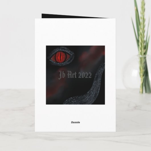 German Shepherd Bedankkaart (Achterkant)