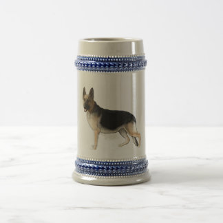 German Shepherd Beer Stein Bierpul