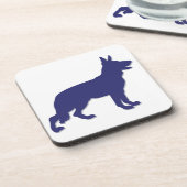 German Shepherd Bier Onderzetter (Linkerzijde)