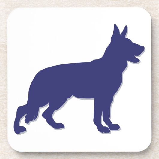 German Shepherd Bier Onderzetter (Voorkant)